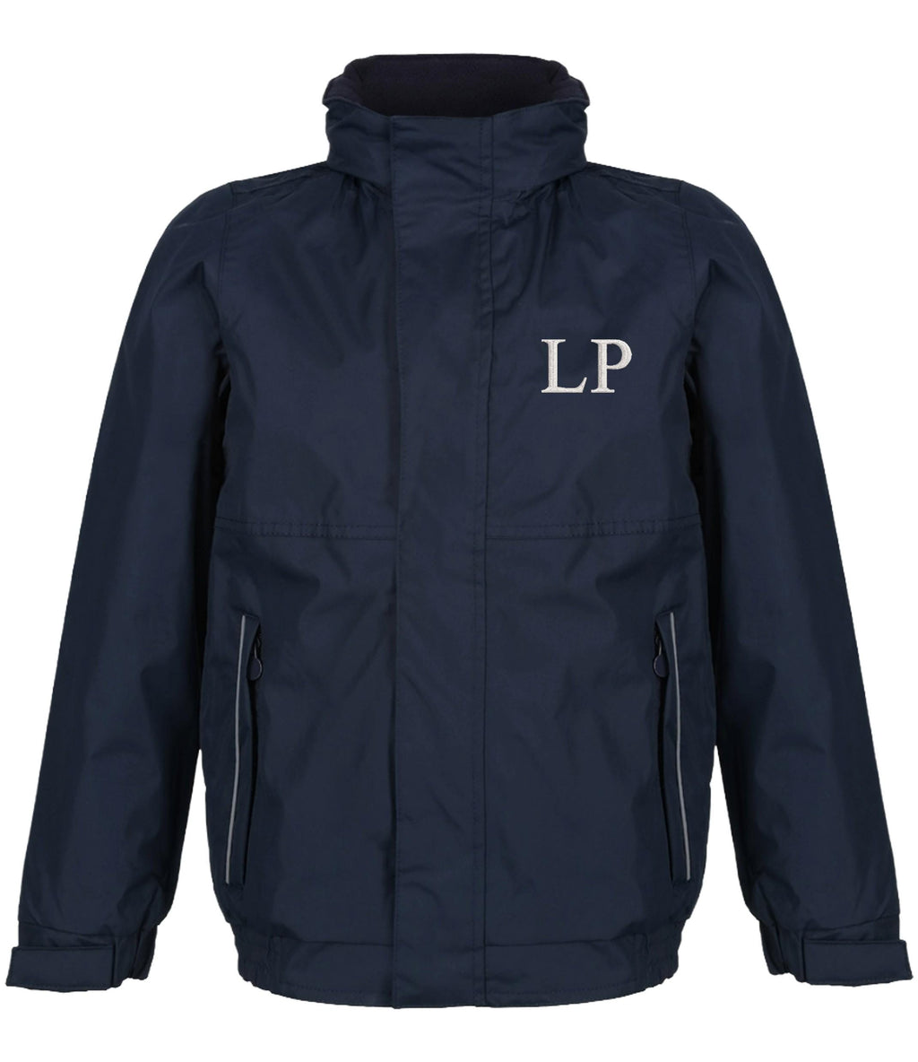 Embroidered Kids Regatta Dover Jacket Personalised Initials Childrens Custom Name Text School Coat