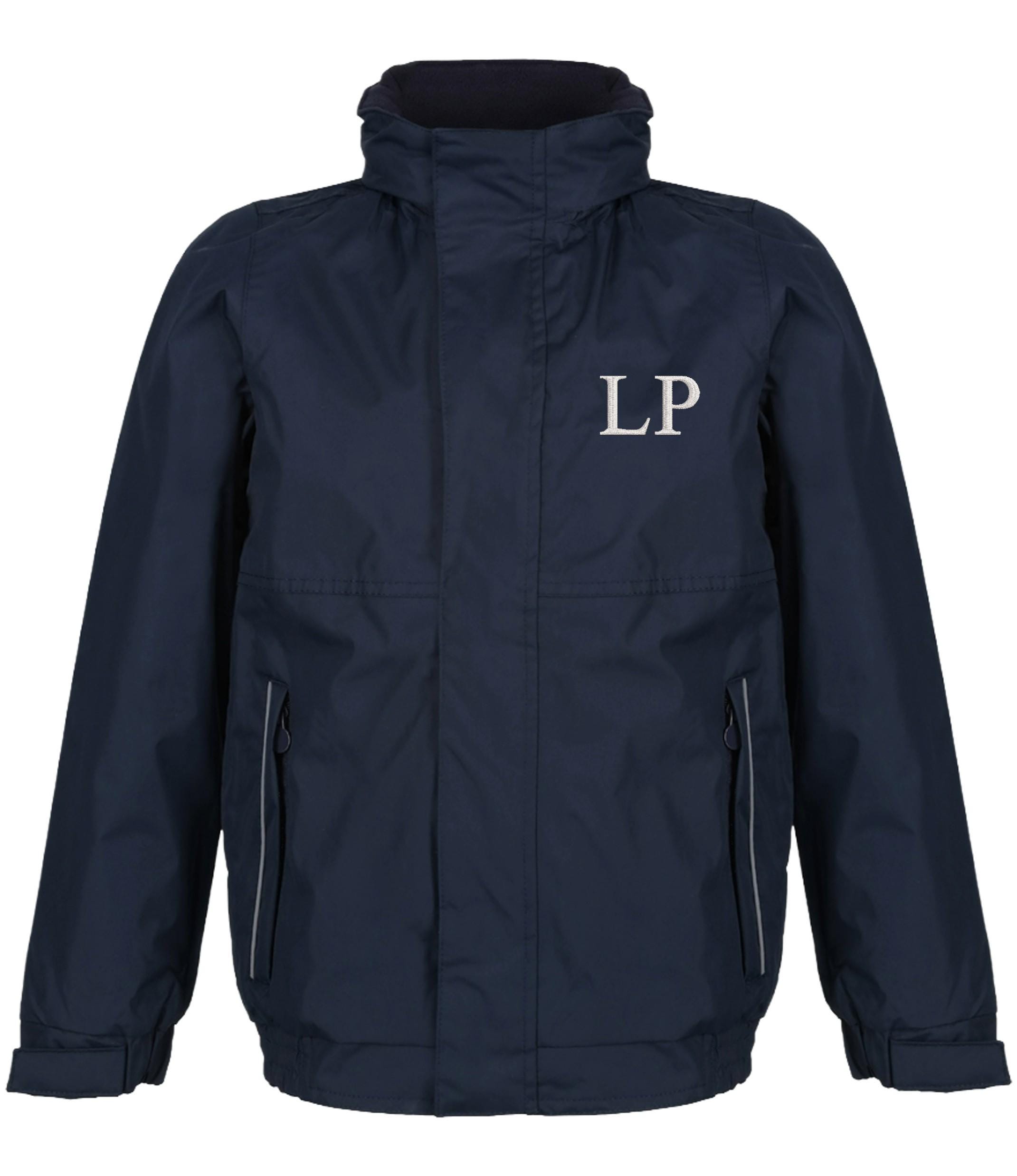 Embroidered Kids Regatta Dover Jacket Personalised Initials Childrens Custom Name Text School Coat
