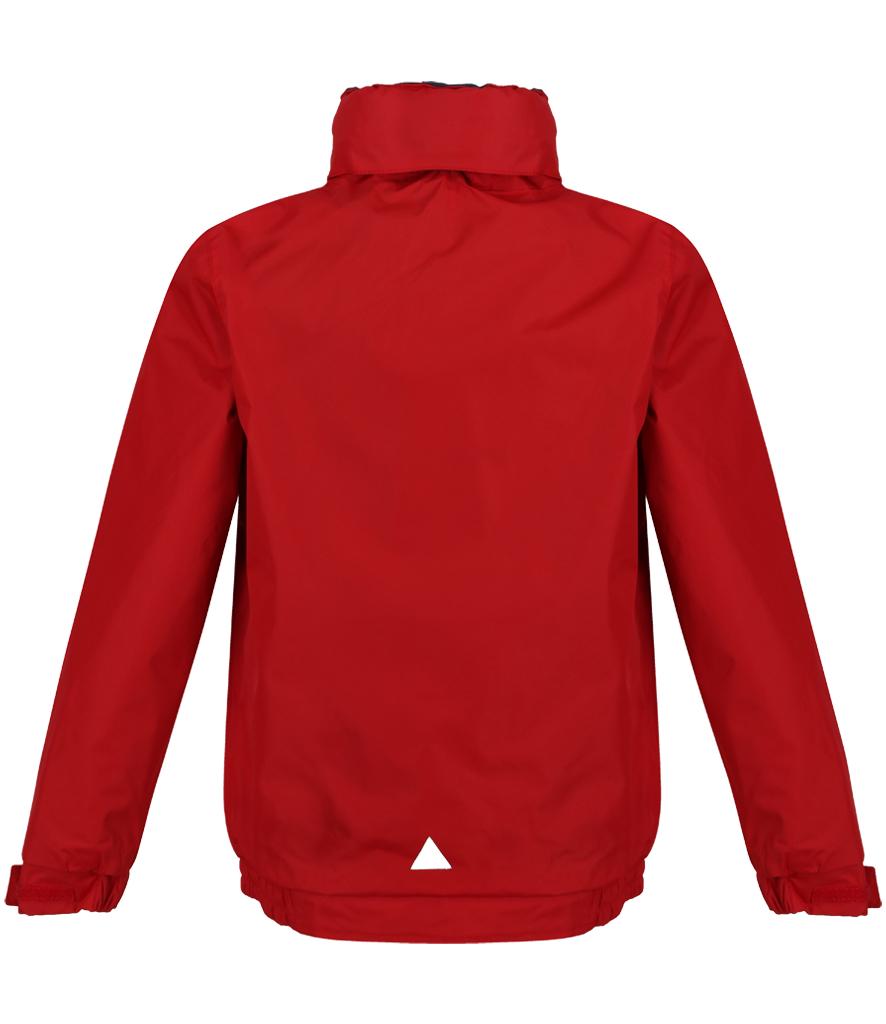 Embroidered Kids Regatta Dover Jacket Personalised Football Name Childrens Custom Text School Coat
