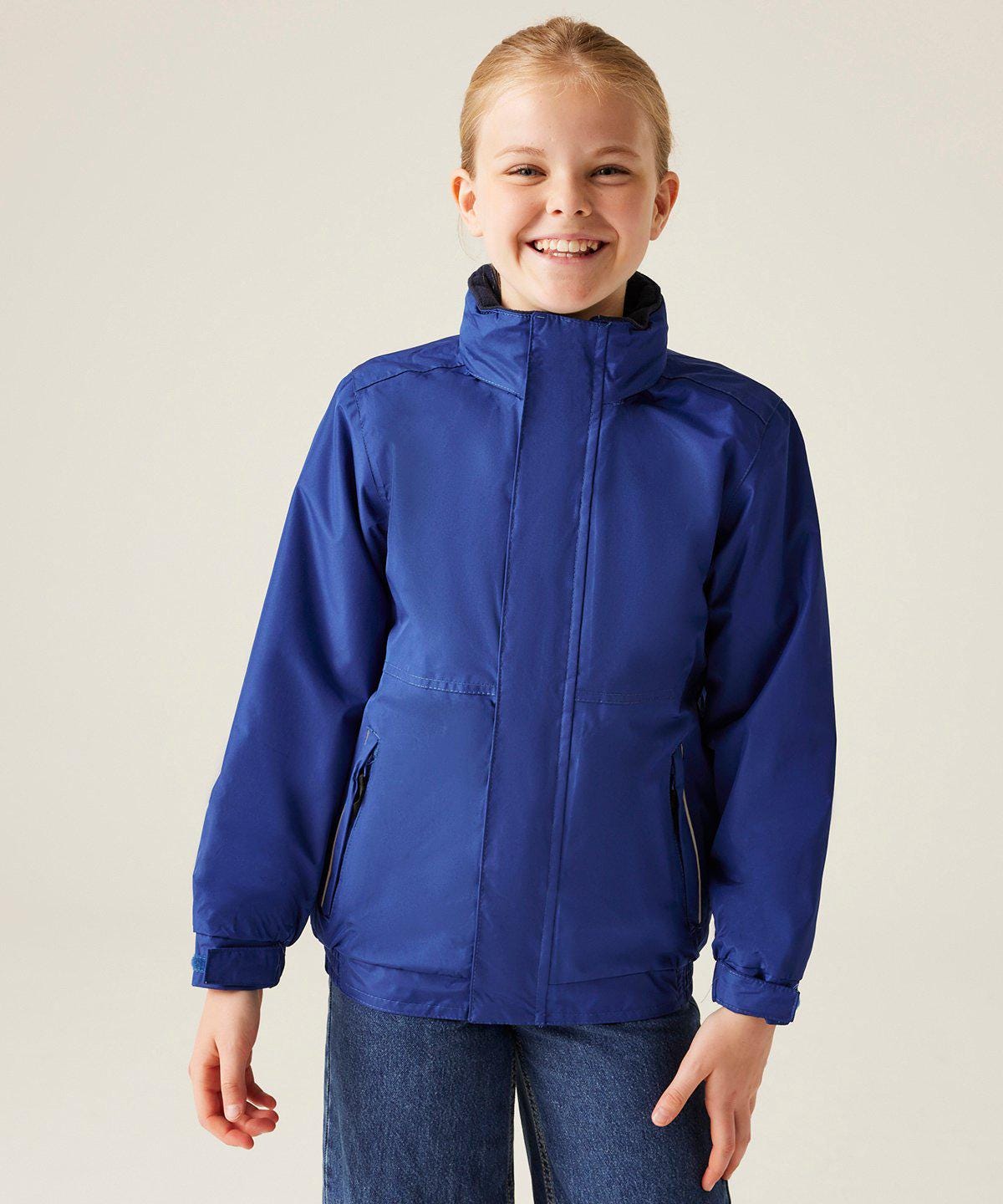 Embroidered Kids Regatta Dover Jacket Personalised Football Name Childrens Custom Text School Coat