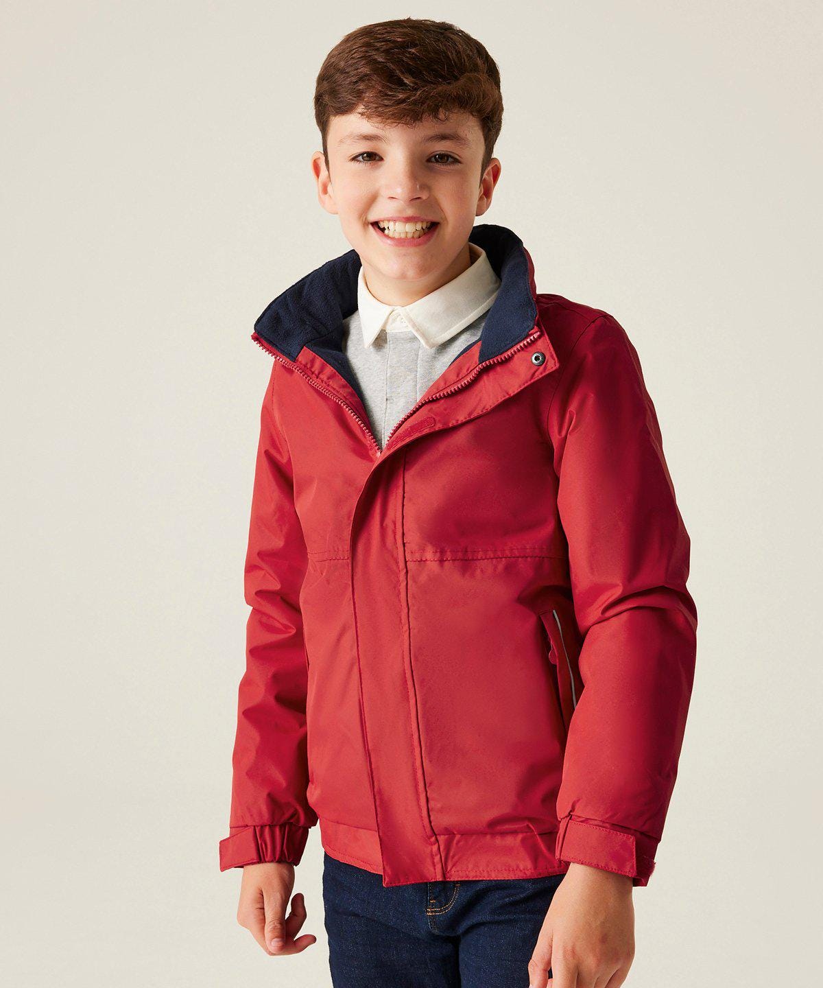 Embroidered Kids Regatta Dover Jacket Personalised Football Name Childrens Custom Text School Coat