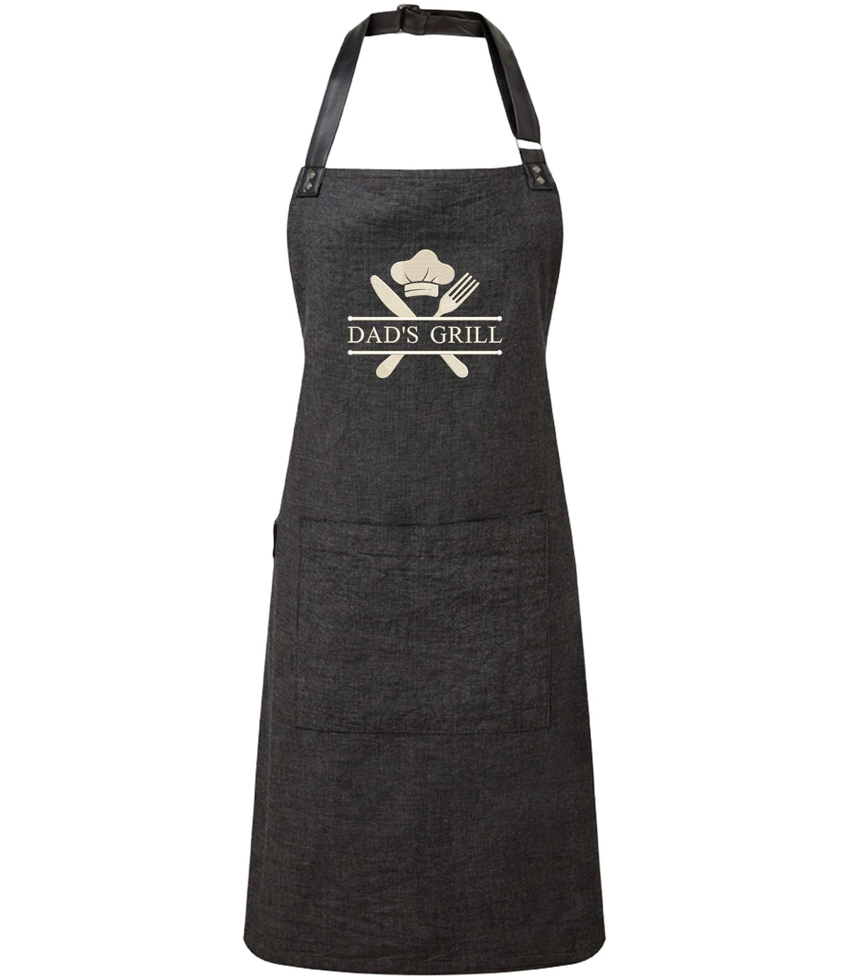 Embroidered Personalised Name Chef Apron Custom Text Kitchen Baking BBQ Gift