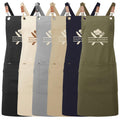 Embroidered Personalised Name Chef Apron Custom Text Kitchen Baking BBQ Gift