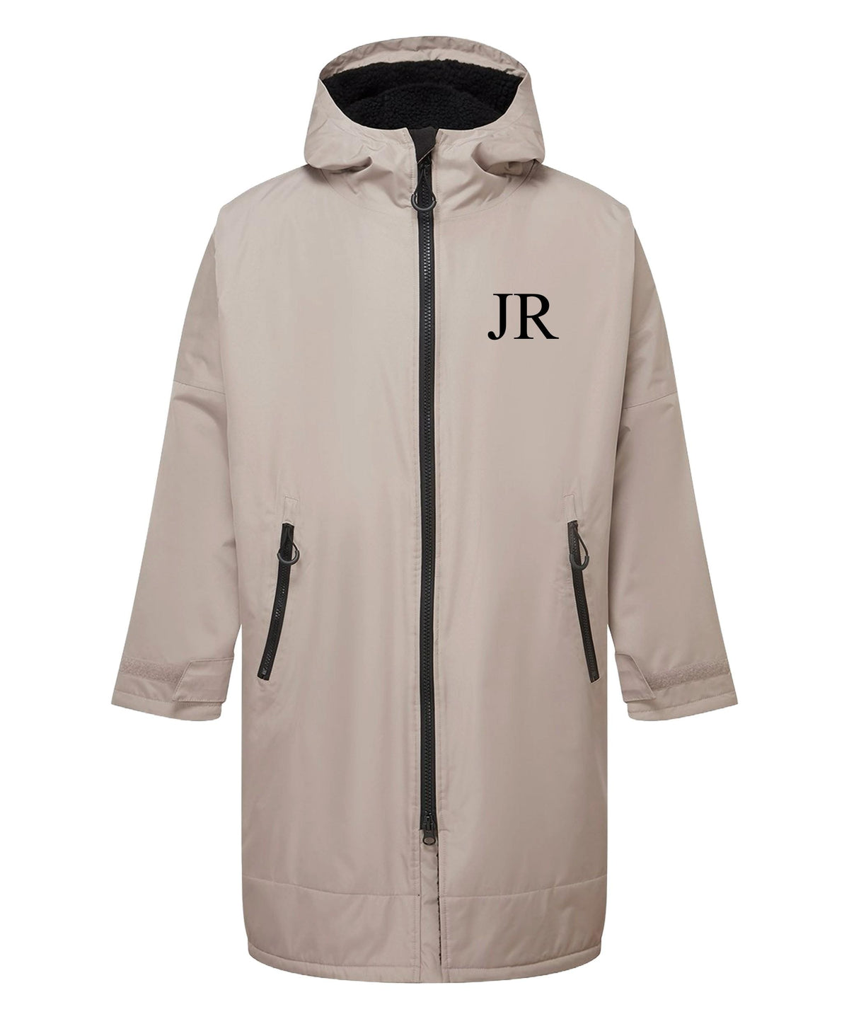 Personalised Sherpa Fleece Waterproof Dry Changing Robe (Kids & Adults Sizes) Custom Football Club Team Initials