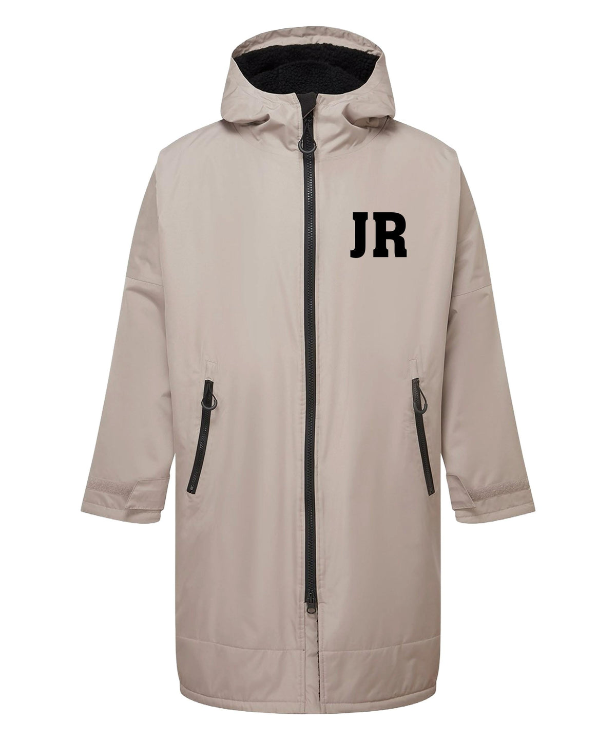 Personalised Sherpa Fleece Waterproof Dry Changing Robe (Kids & Adults Sizes) Custom Football Club Team Initials