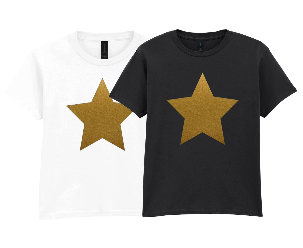 GOLD STAR Kids T-Shirt Christmas School Nativity Play Costume