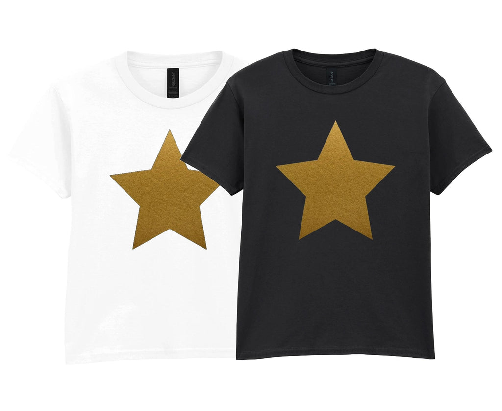 GOLD STAR Kids T-Shirt Christmas School Nativity Play Costume