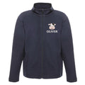 Embroidered Regatta Kids Personalised Name Cow Fleece Jacket Navy Custom Farmyard Barn Animals Coat