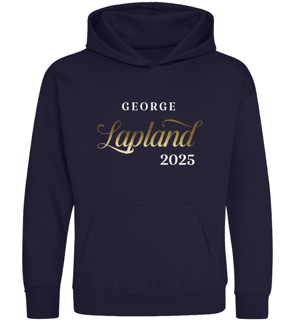 Personalised Lapland Hoodies 2025 (Toddler, Kids, Adults Sizes) Custom Name Matching Family Santa Holiday