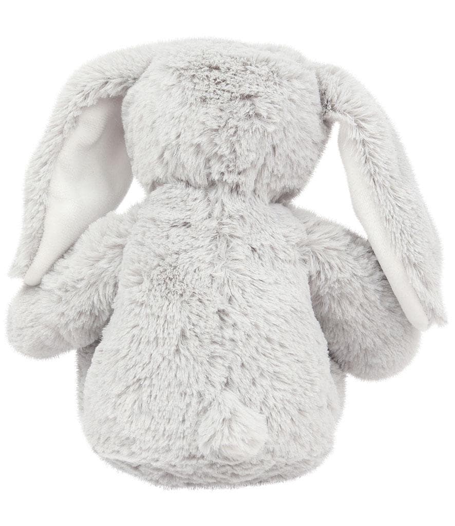 Personalised Name Grey Bunny Rabbit Plush Cuddly Toy