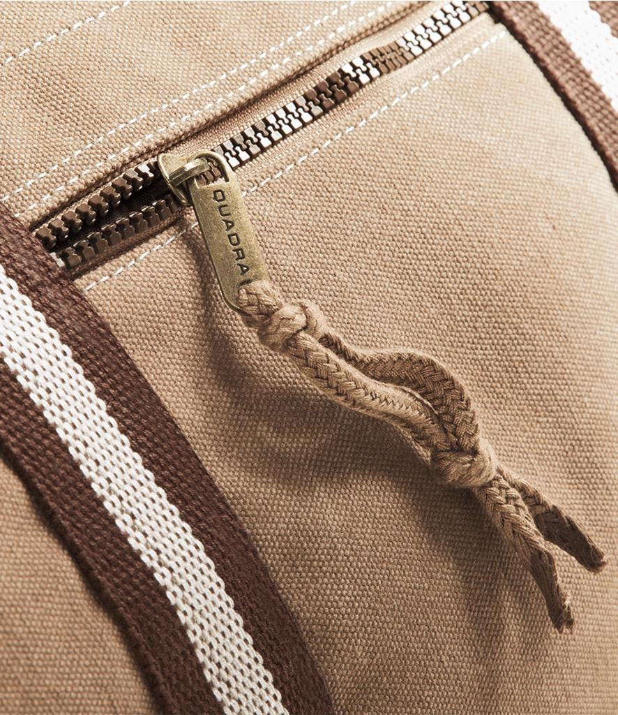 Embroidered Personalised Initials Monogram Vintage Canvas Holdall Weekend Overnighter Bag