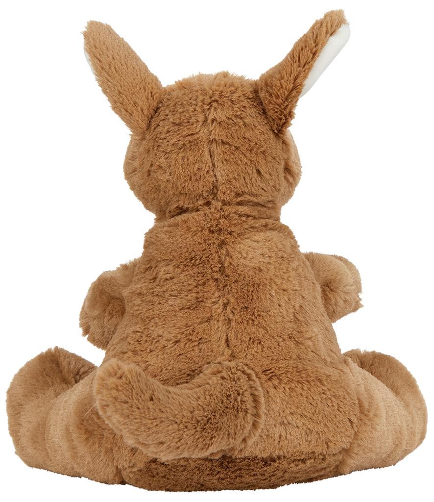 Personalised Name Brown Kangaroo Plush Cuddly Toy