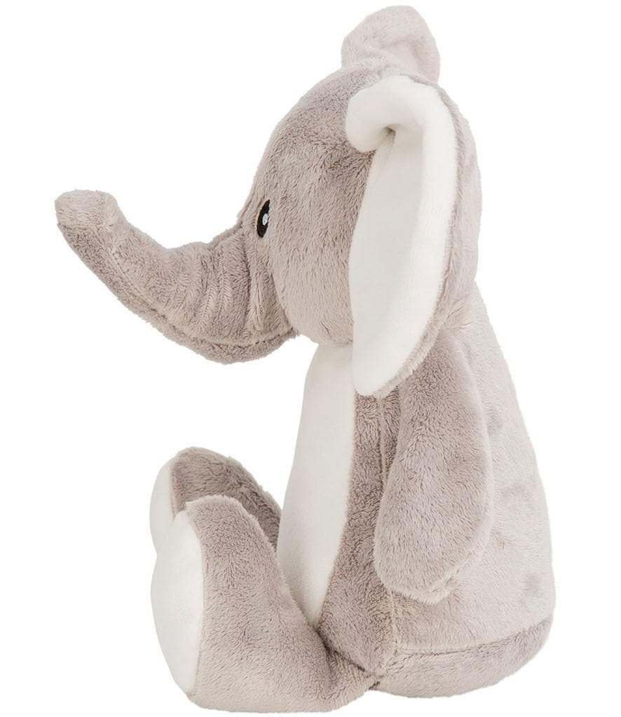 Personalised Name Grey Elephant Plush Cuddly Toy