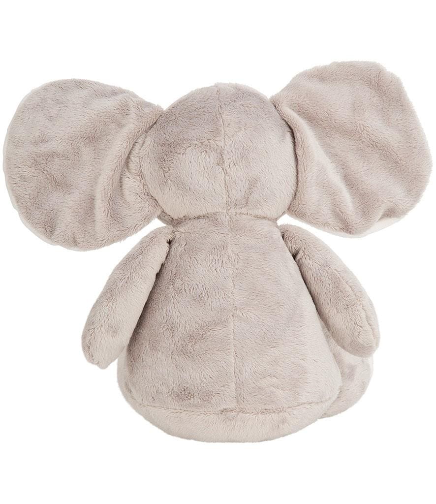 Personalised Name Grey Elephant Plush Cuddly Toy