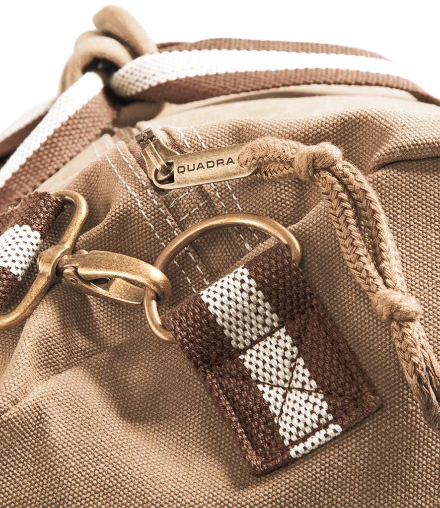 Embroidered Personalised Initials Monogram Vintage Canvas Holdall Weekend Overnighter Bag