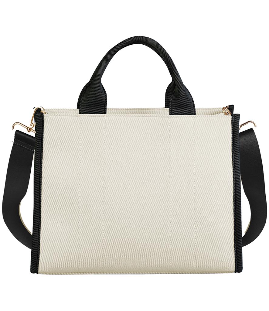 Embroidered Personalised Initials Tote Bag Custom Monogram Ladies Handbag