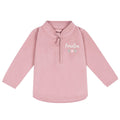 Embroidered Baby & Toddler Personalised Flower Name Fleece Jacket Pink Girls Custom Text