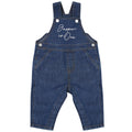 Embroidered Personalised Name Is One Cotton Denim Dungarees Baby & Toddler Girls Boys 1st Birthday Party Outfit Gift