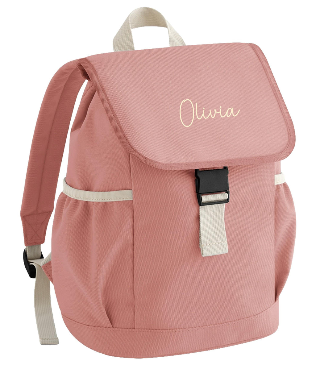 Personalised Kids Name Small Backpack Boys Girls Custom School Rucksack Nursery Bag