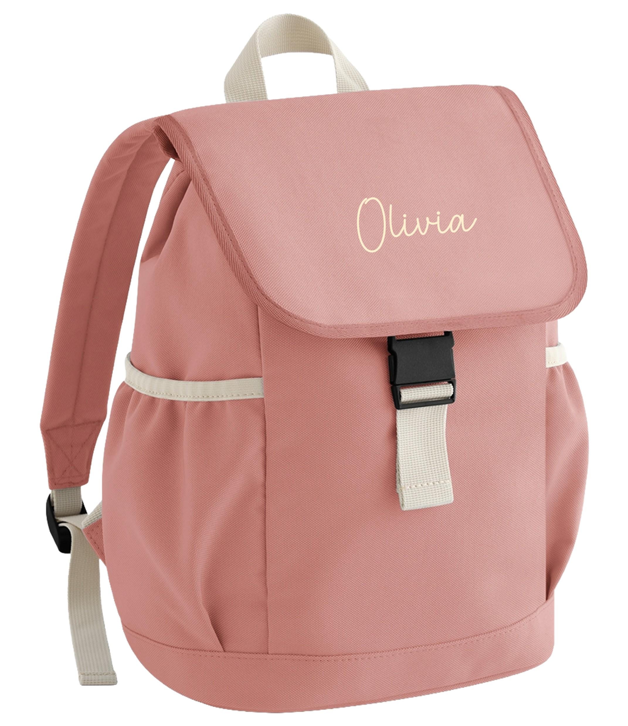 Personalised Kids Name Small Backpack Boys Girls Custom School Rucksack Nursery Bag