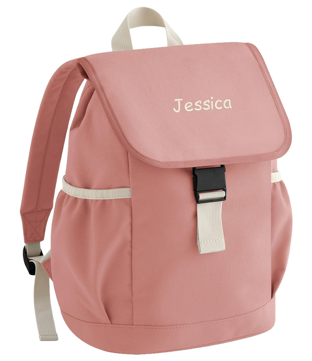 Embroidered Personalised Kids Name Small Backpack Boys Girls Custom Initials School Rucksack Nursery Bag