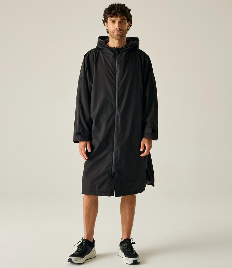 Regatta Personalised Borg Fleece Waterproof Dry Changing Robe Adults Custom Football Club Team Initials