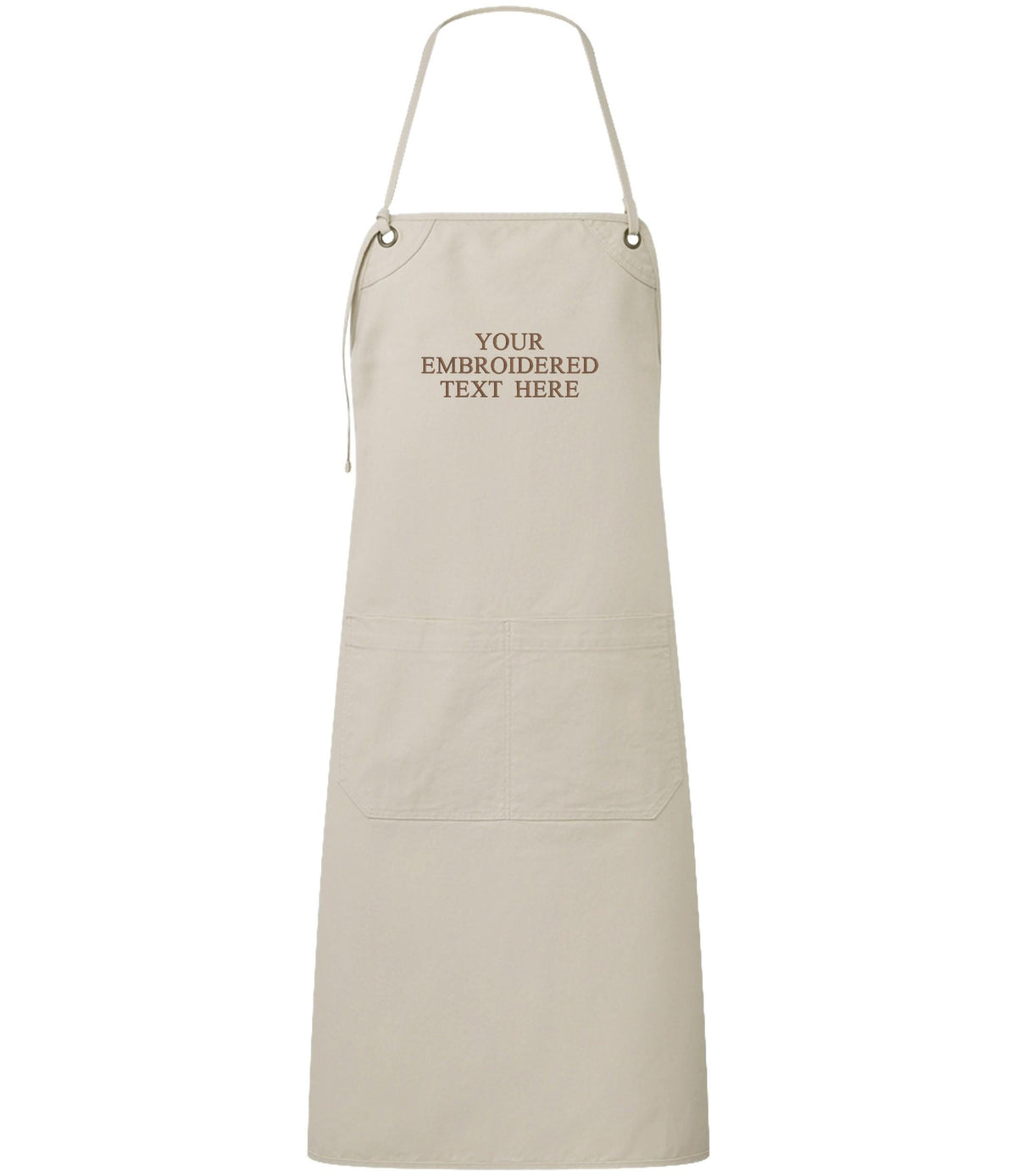 Embroidered Personalised Text Apron Custom Name Business Kitchen Baking Gift