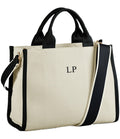 Embroidered Personalised Initials Tote Bag Custom Monogram Ladies Handbag