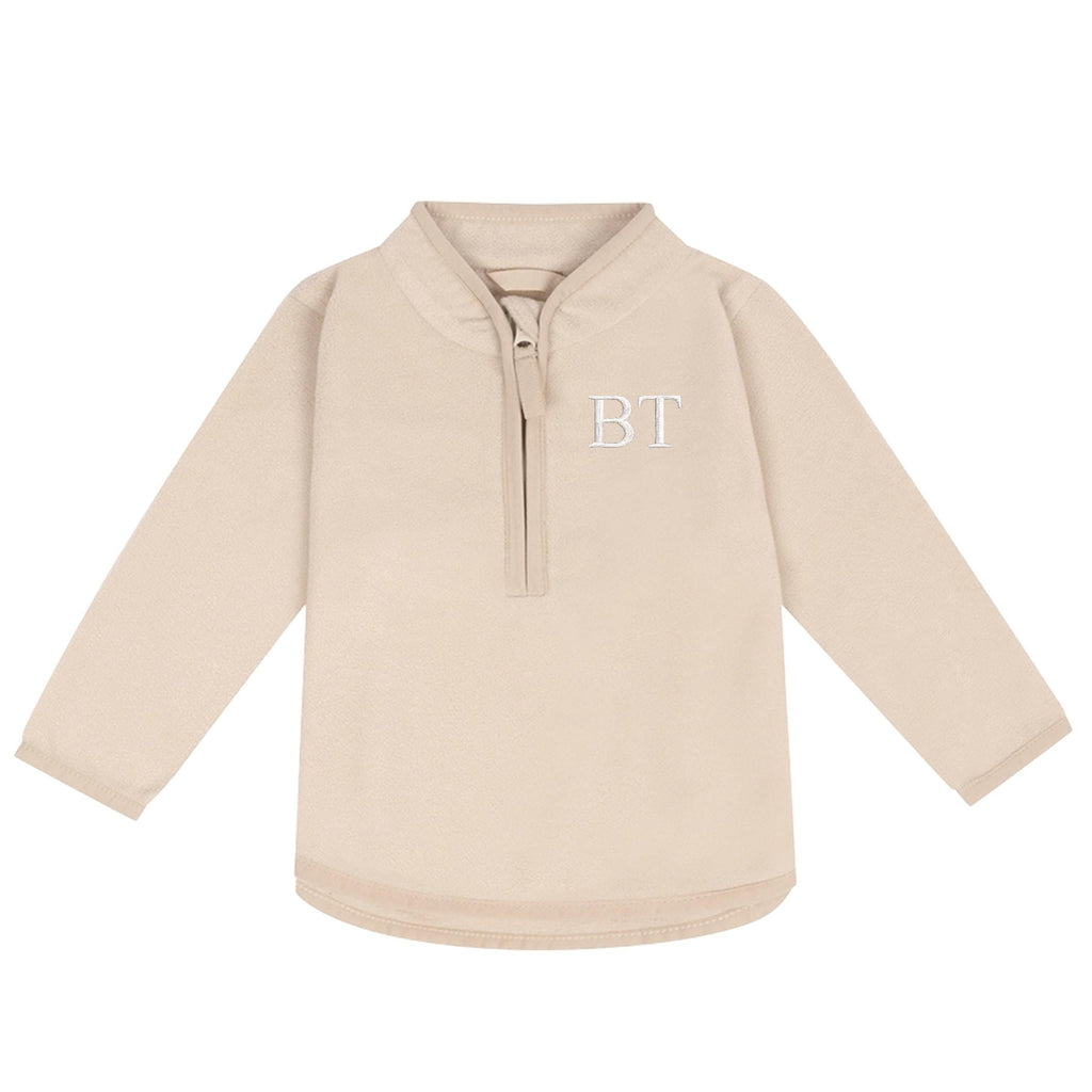 Embroidered Baby & Toddler Personalised Initials Fleece Jacket Kids Boys Girls Custom Name Text