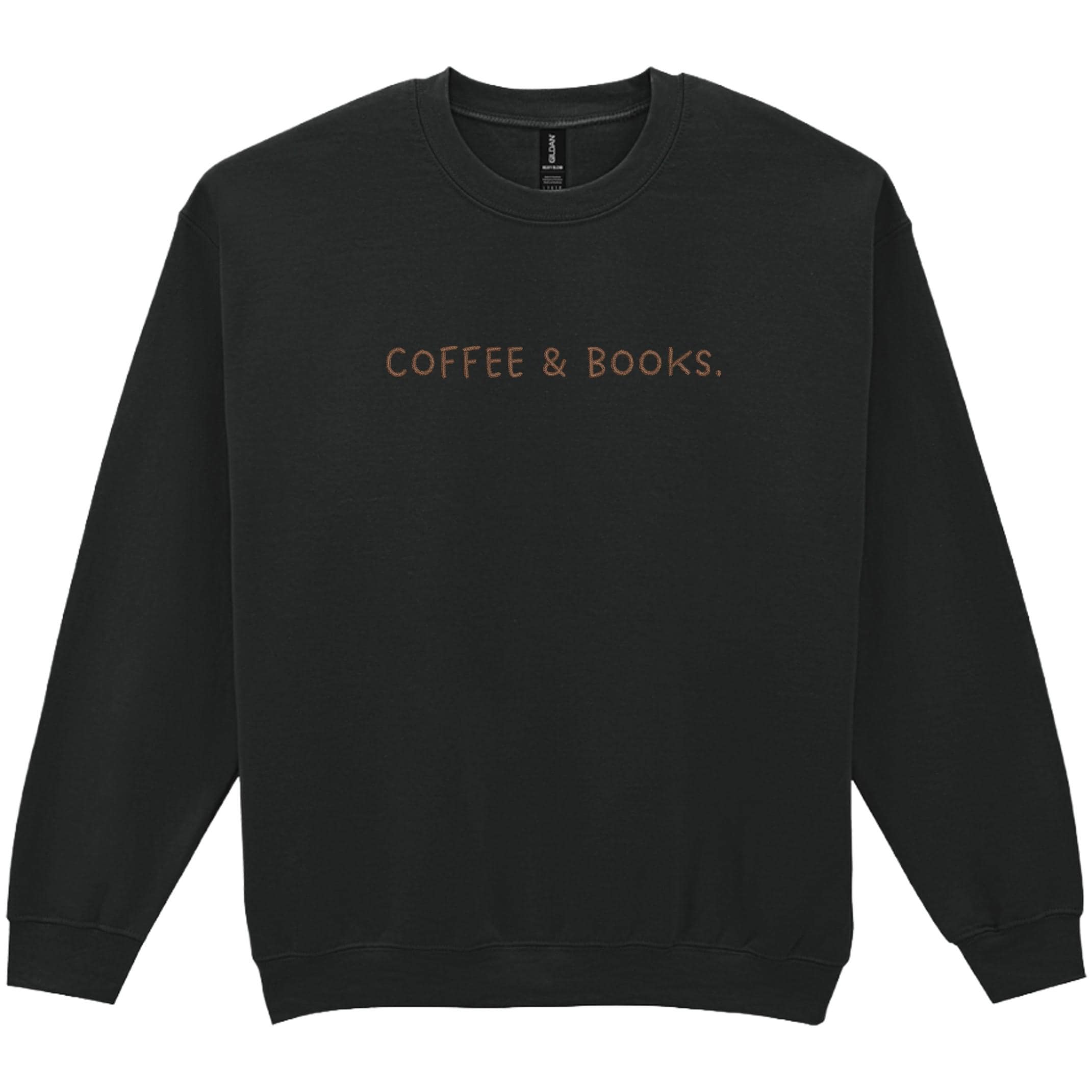 Coffee & Books Adults Sweatshirt Bookish Book Lover Merch Jumper Gifts For Her