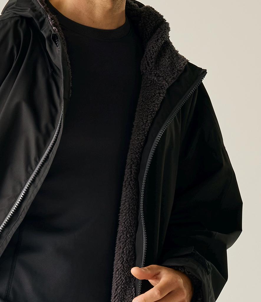 Regatta Personalised Borg Fleece Waterproof Dry Changing Robe Adults Custom Football Club Team Initials
