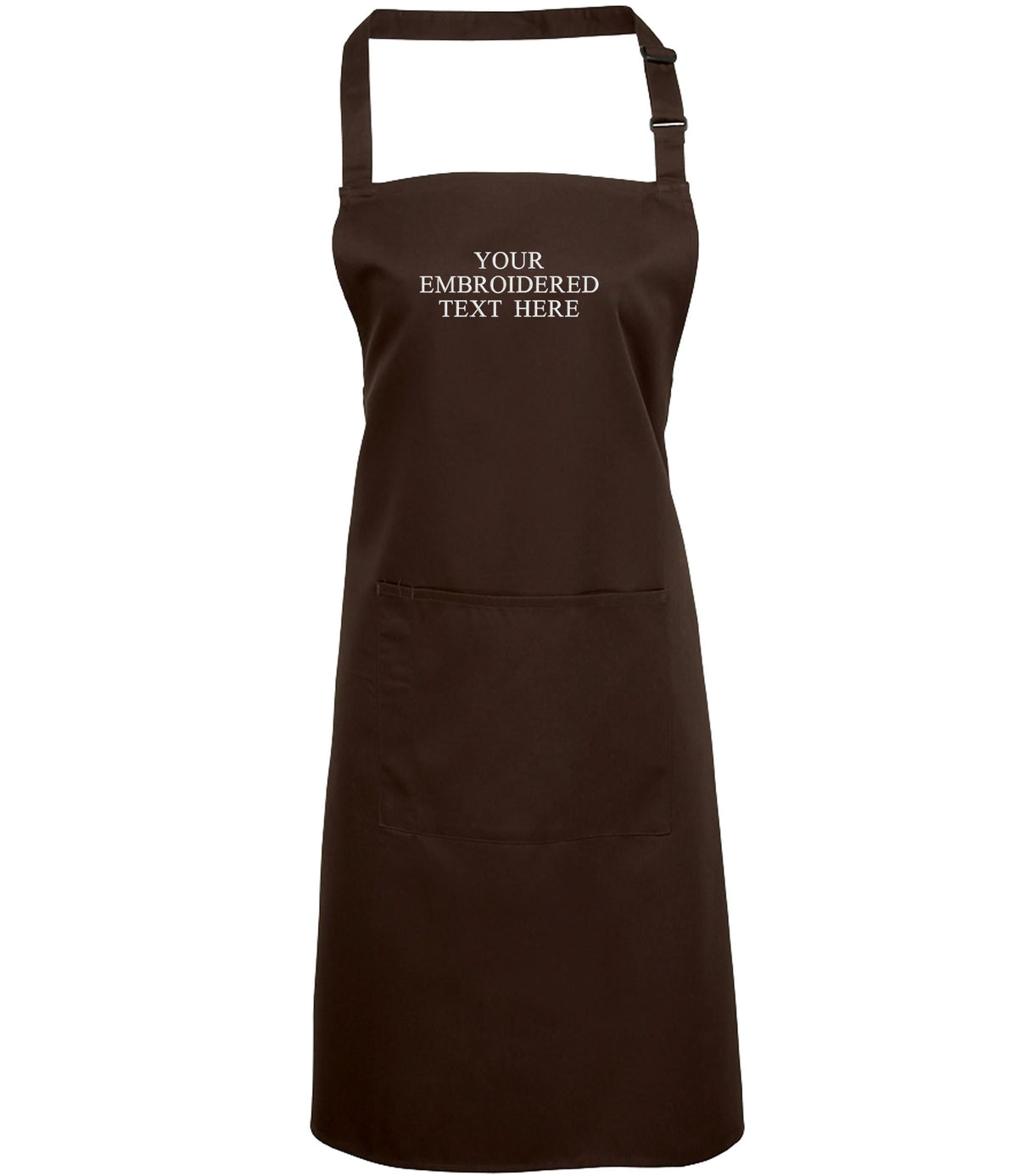 Embroidered Personalised Text Apron Custom Name Business Kitchen Baking Gift