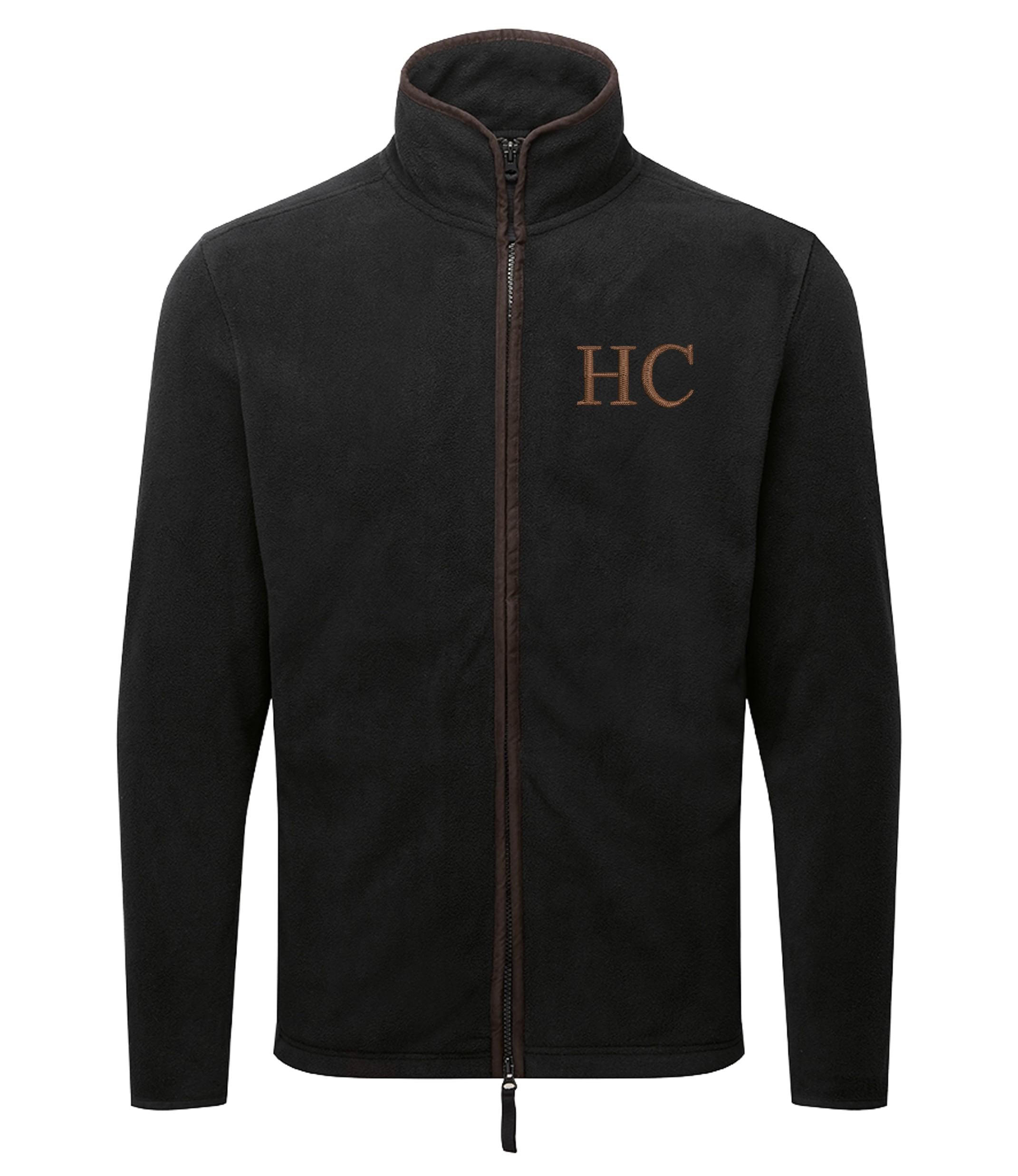 Embroidered Personalised Fleece Custom Initials Adults Mens Unisex Country Farmer Jacket