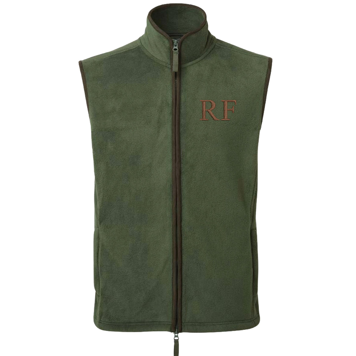 Embroidered Personalised Fleece Gilet Custom Initials Adults Mens Unisex Country Farmer Bodywarmer Jacket