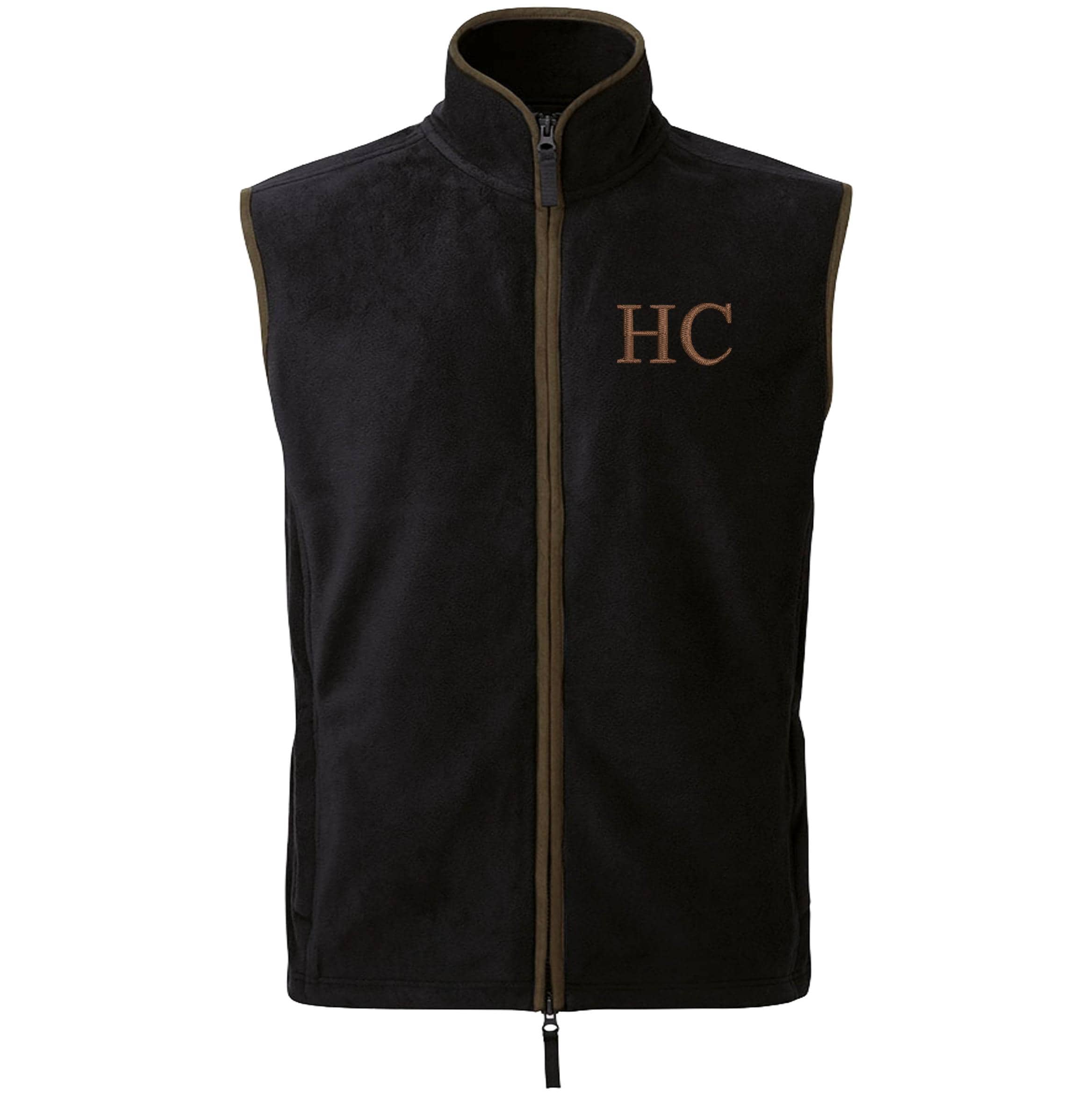 Embroidered Personalised Fleece Gilet Custom Initials Adults Mens Unisex Country Farmer Bodywarmer Jacket