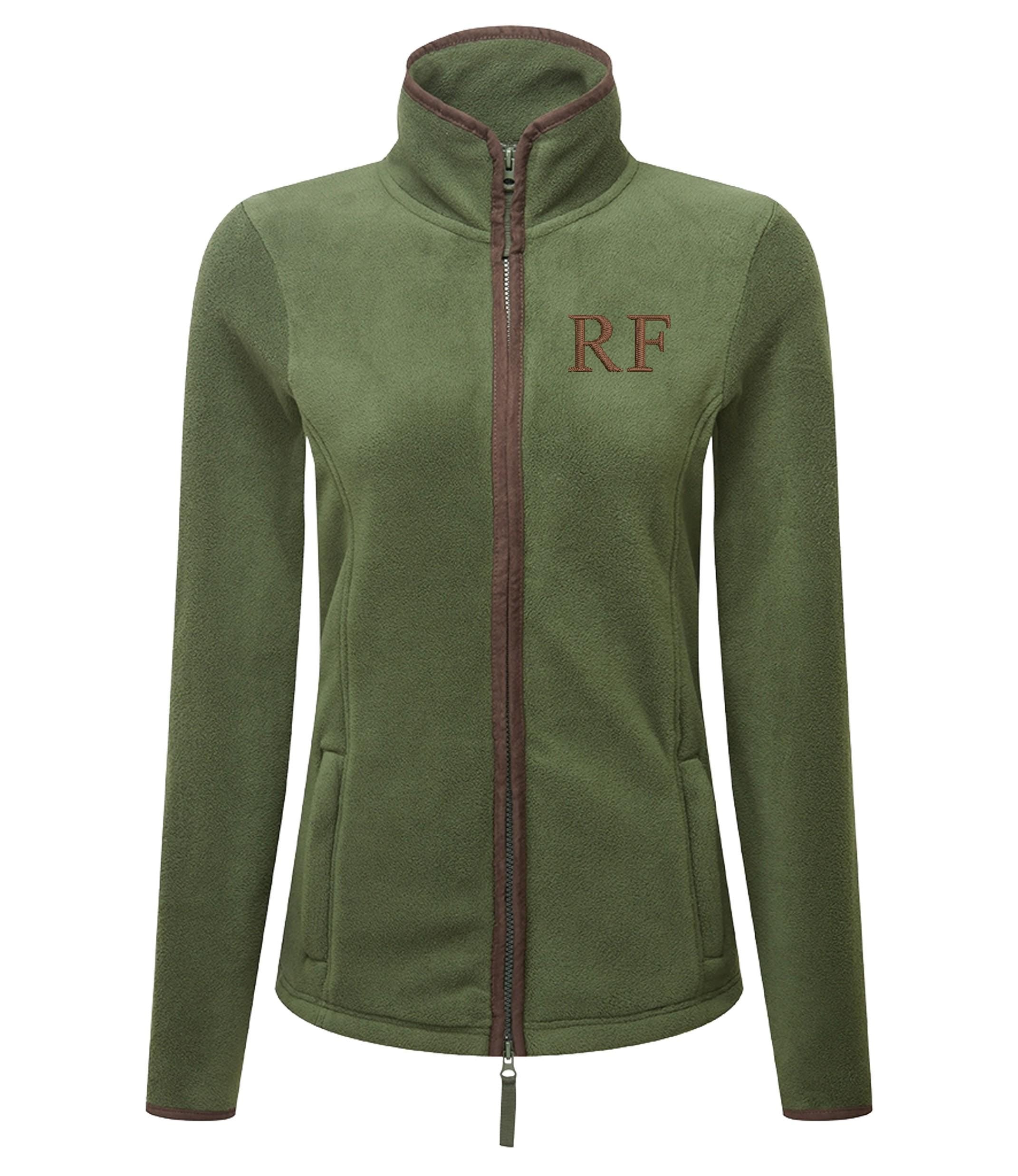 Embroidered Personalised Fleece Custom Initials Ladies Country Farmer Jacket