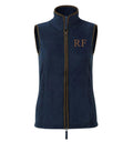 Embroidered Personalised Fleece Gilet Custom Initials Ladies Country Farmer Bodywarmer Jacket