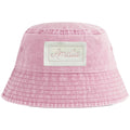 Embroidered Personalised Name Patch Childrens Bucket Hat Custom Text Summer Sun