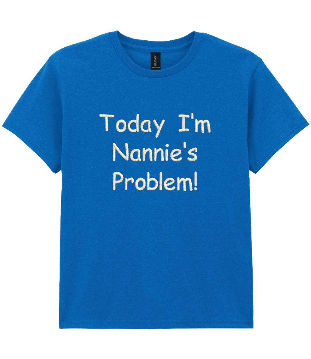 Embroidered Personalised Kids T-Shirt Custom Design Your Text