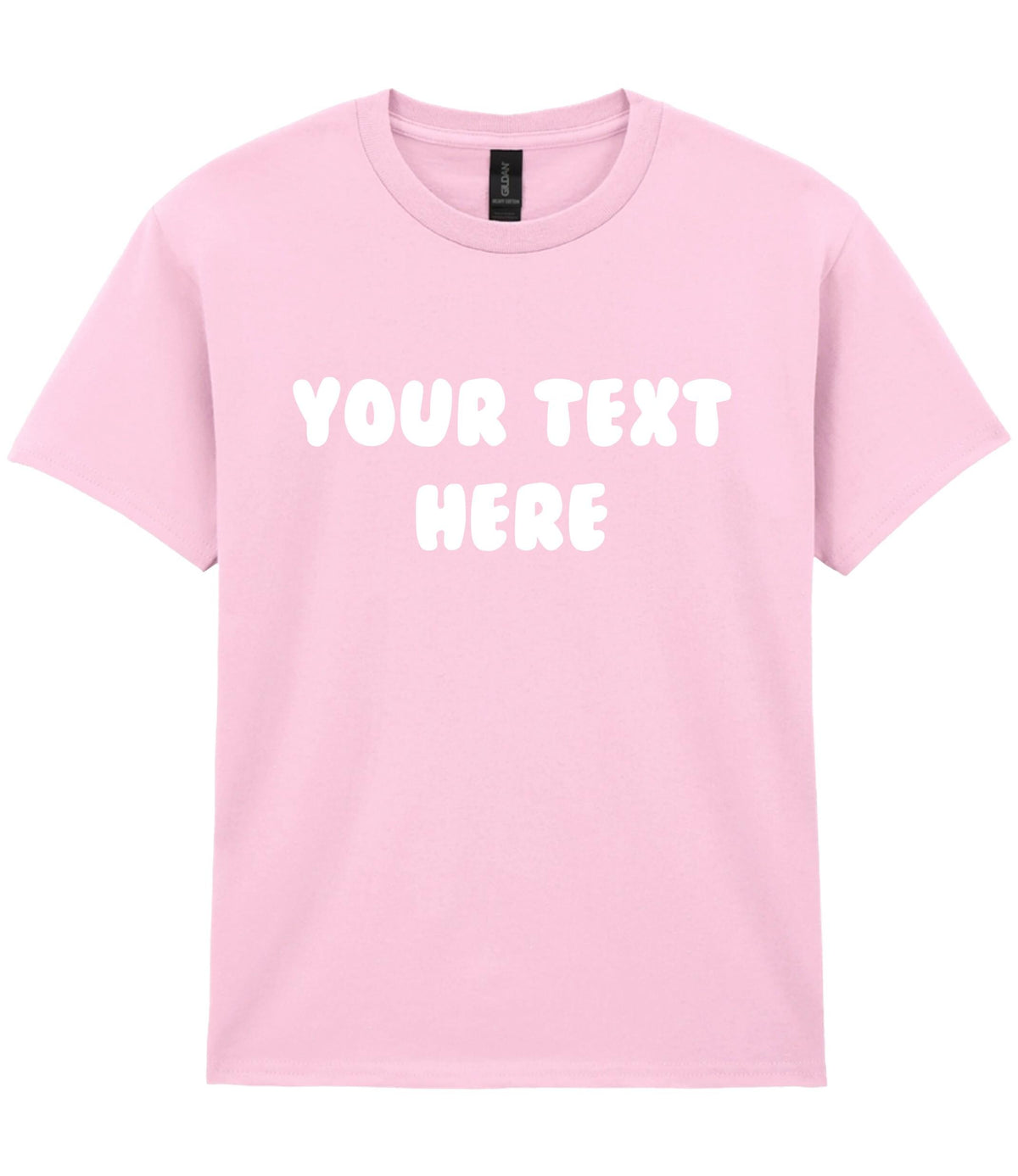 Personalised Printed Kids T-Shirt Custom Design Your Text
