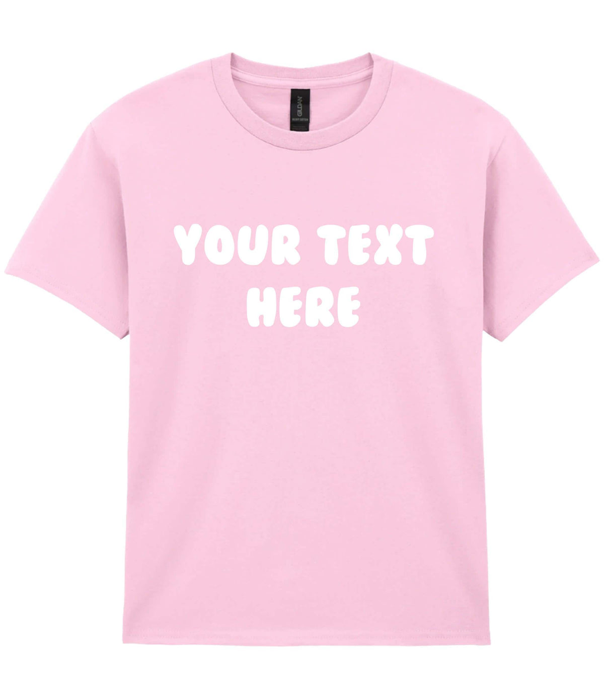 Personalised Printed Kids T-Shirt Custom Design Your Text