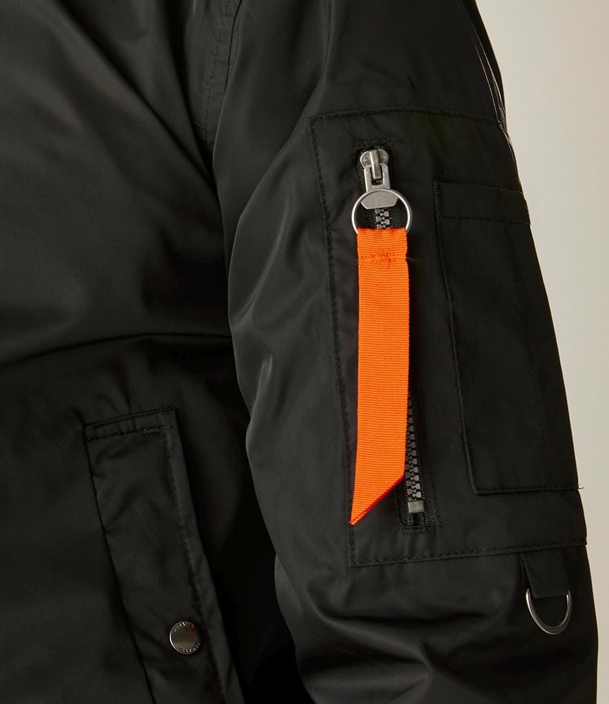 Embroidered Personalised Initials Pilot Jacket Military Army Custom Name Bomber Coat