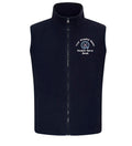 Embroidered Personalised Fleece Bodywarmer Custom Uniform Hospital Staff Name Department Student Nurse Fleece