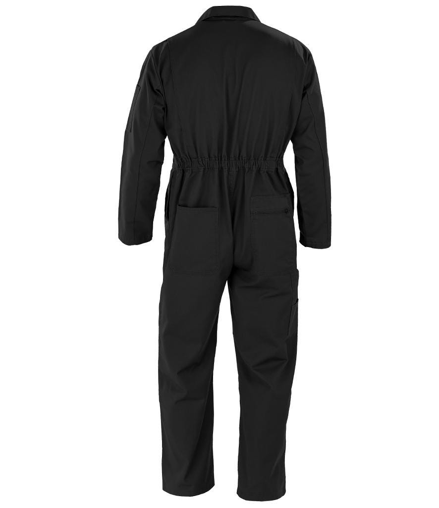 Embroidered Personalised Business Name Mechanic Overalls Custom Text Coveralls