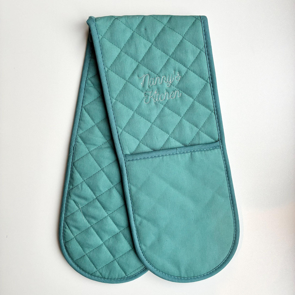 Personalised Embroidered Oven Glove Custom Text Kitchen Baking Mothers Day Gifts For Her