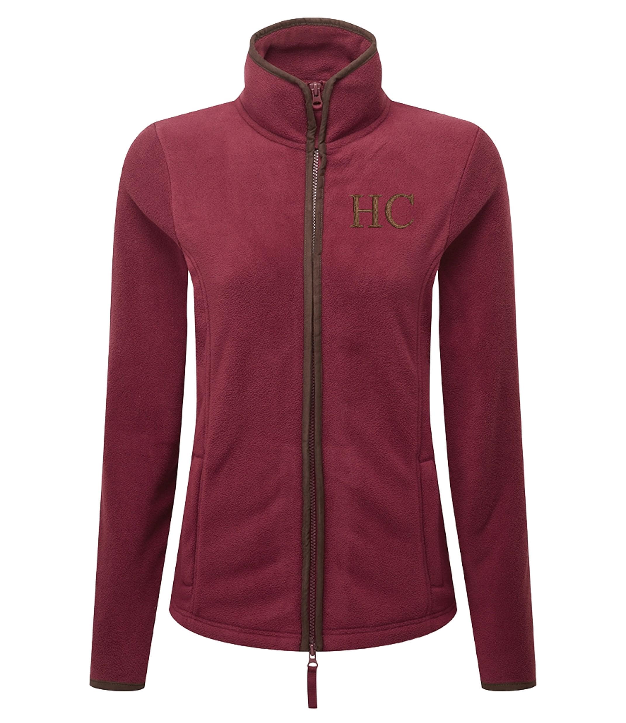 Embroidered Personalised Fleece Custom Initials Ladies Country Farmer Jacket