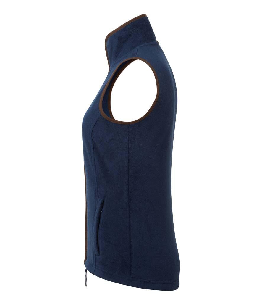 Embroidered Personalised Fleece Gilet Custom Initials Ladies Country Farmer Bodywarmer Jacket