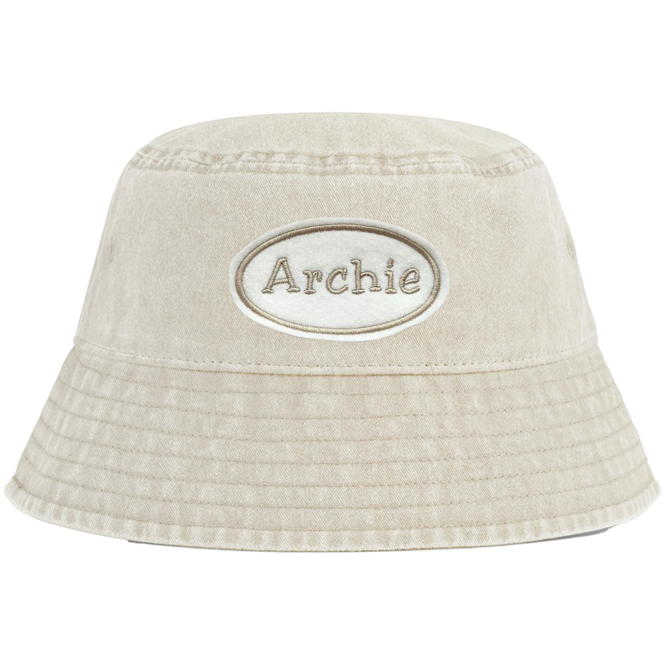 Embroidered Personalised Name Patch Childrens Bucket Hat Custom Text Summer Sun