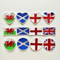 Embroidered Flag Patch Iron On & Sew On Union Jack England Scotland Wales Badge