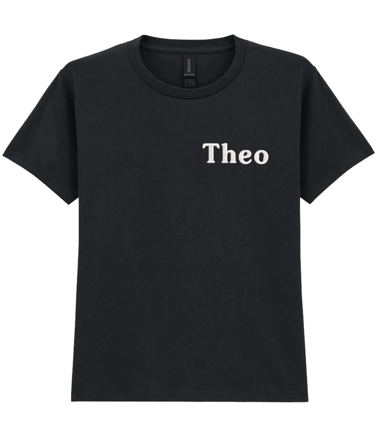 Embroidered Personalised Kids T-Shirt Custom Design Your Text